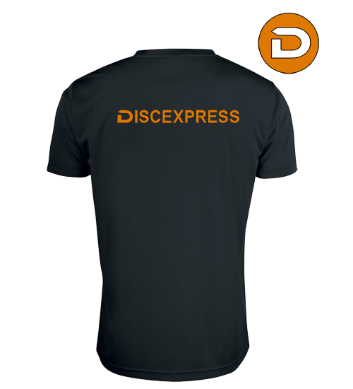 Discexpress & D Discgolf Funktions T-shirt (Herr)