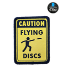 Caution Flying Discs Patches