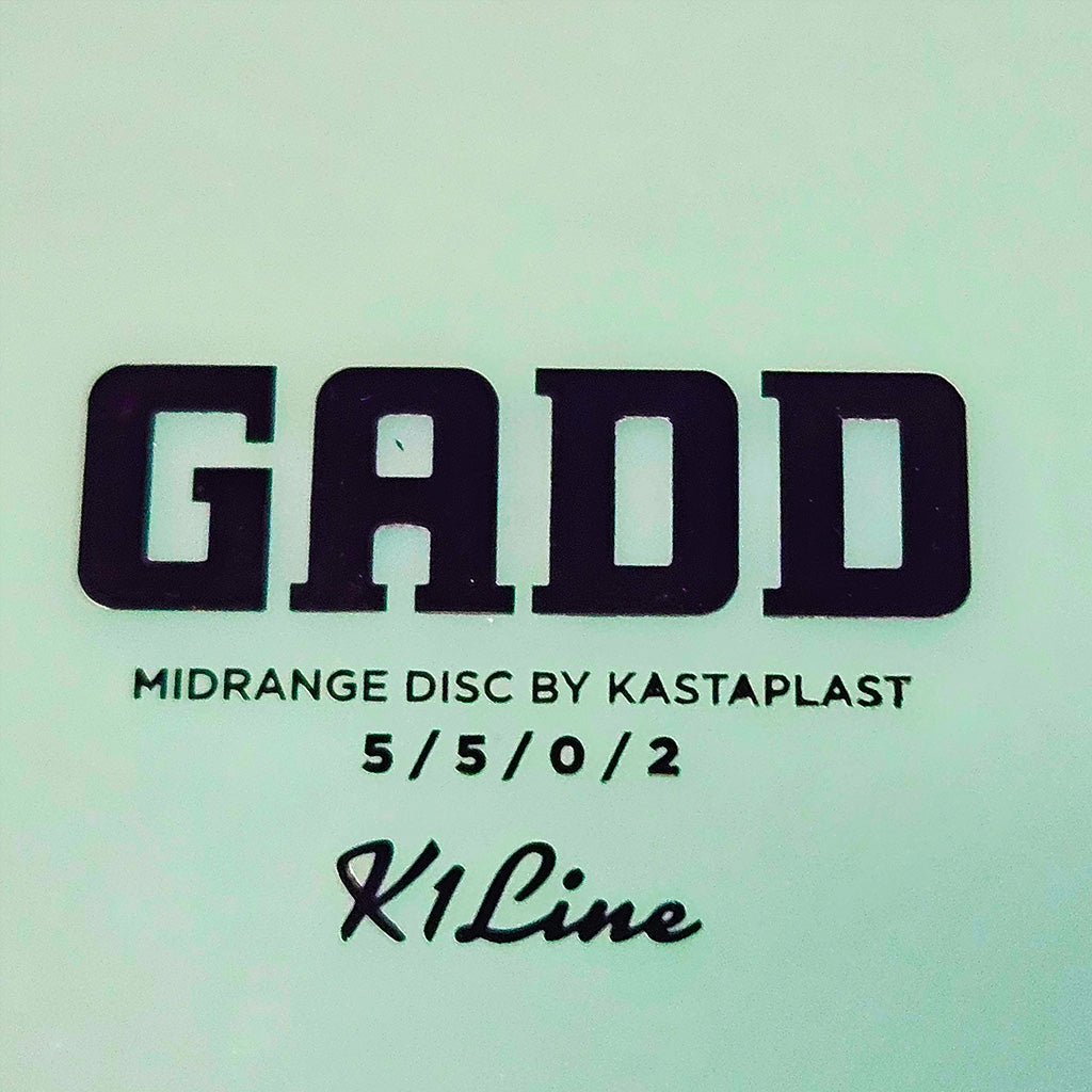 Gadd K1 - First Run