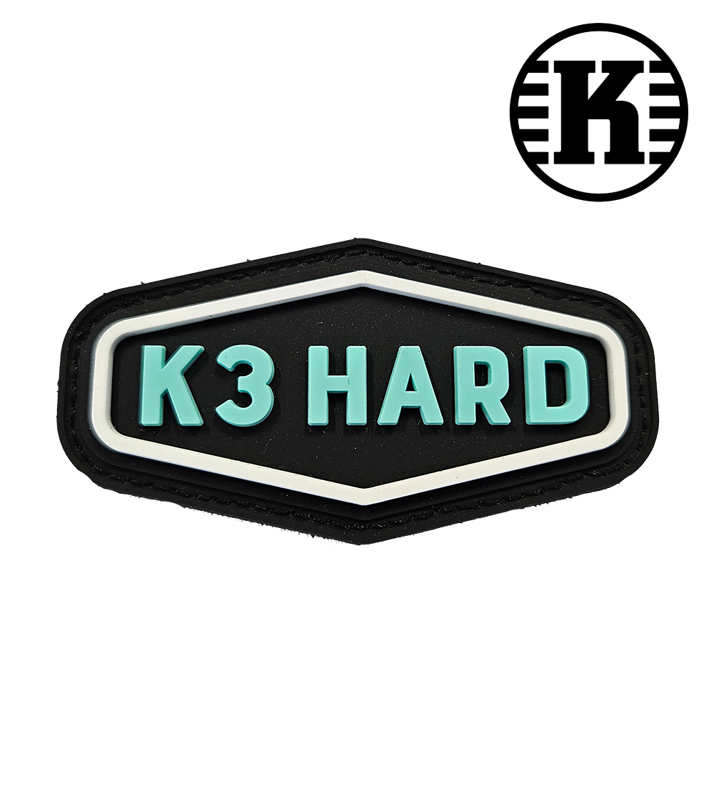 K3 Hard Rubber Velcro Patch