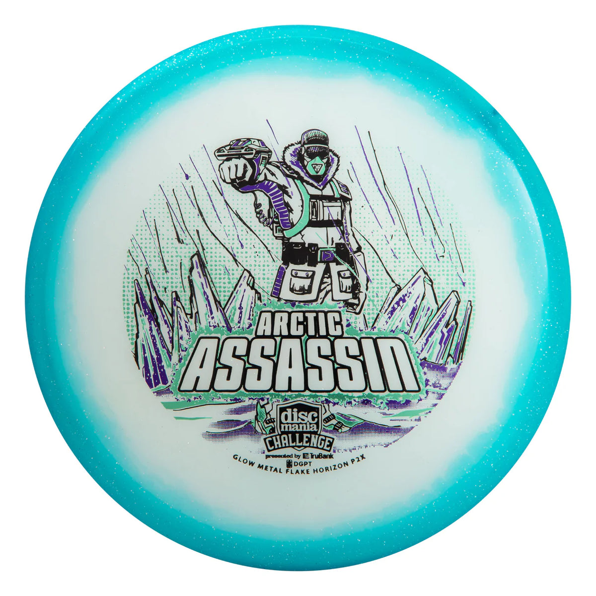 P2x C-Line Metalflake Horizon - Arctic Assassin (Discmania Challenge)