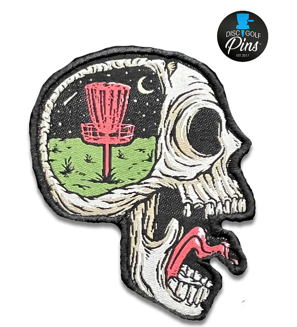 Screaming Skull Disc Golf Patches