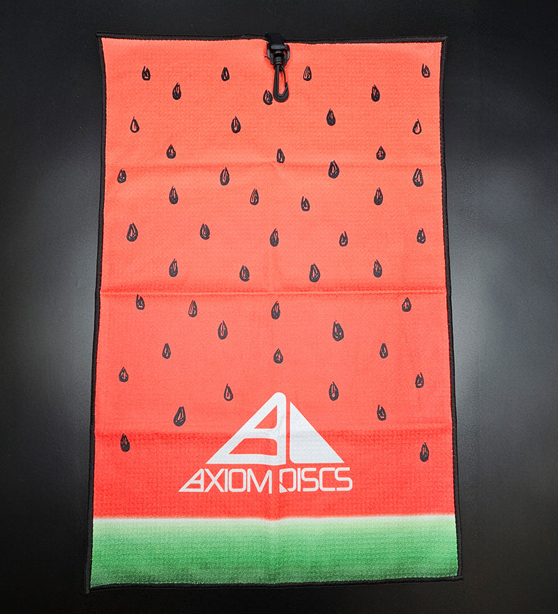 Axiom Sublimated Waffle Towel – Watermelon Edition
