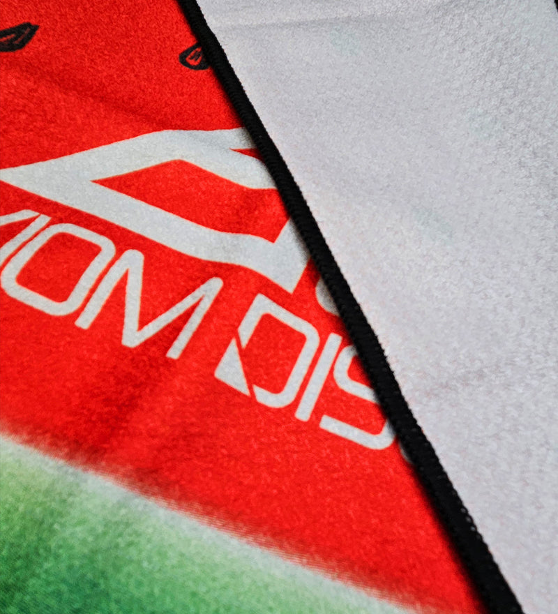 Axiom Sublimated Waffle Towel – Watermelon Edition