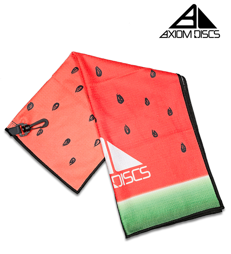 Axiom Sublimated Waffle Towel – Watermelon Edition