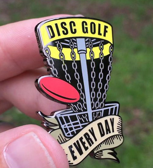 Disc Golf Every Day Pin