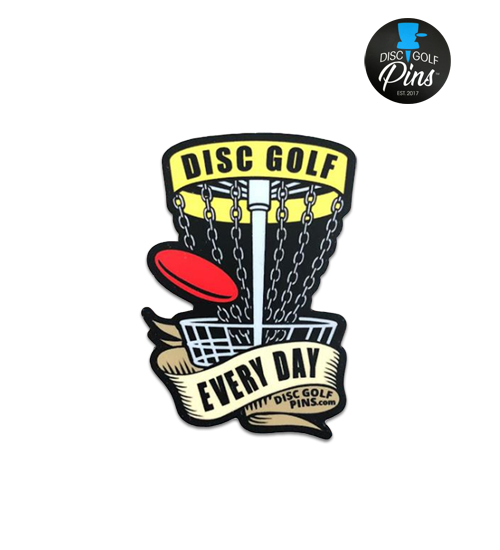 Disc Golf Every Day Pin