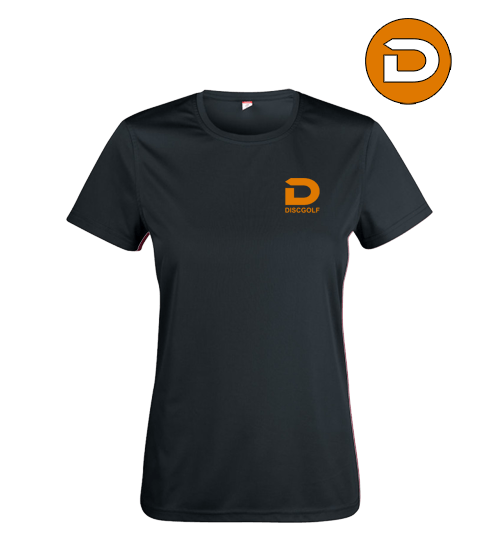 Discexpress & D Discgolf Funktions T-shirt (Dam)