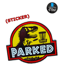 T-Rex Parked Sticker