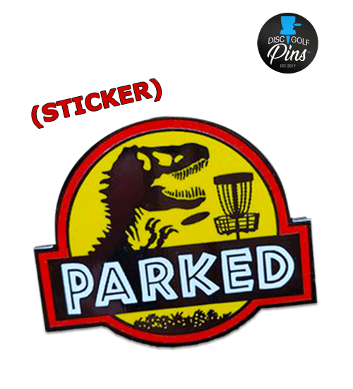 T-Rex Parked Sticker