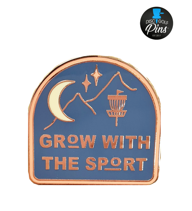 Grow With The Sport Disc Golf Pin