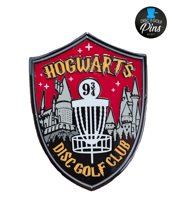 Hogwarts Disc Golf Club Pin