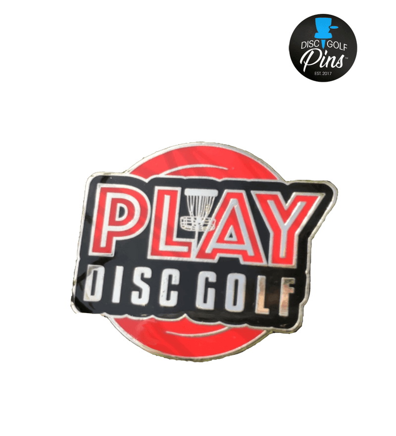 Play Disc Golf Pin