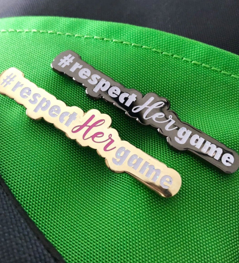 Respect Her Game Pin