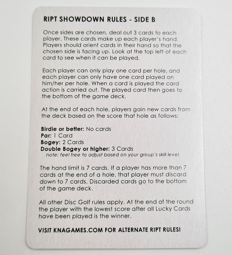 RIPT Showdown - KnA Games